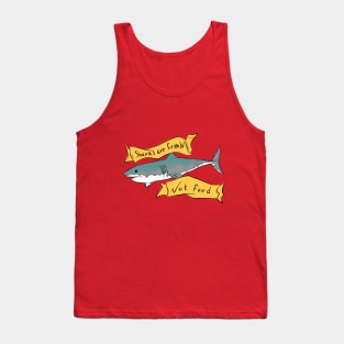 Sharks Are Friends Tank Top